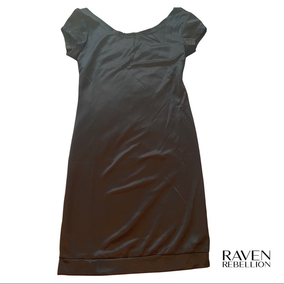 ✨NEW✨ Black Mini Dress with Neon Straps on Back - Picture 3 of 6